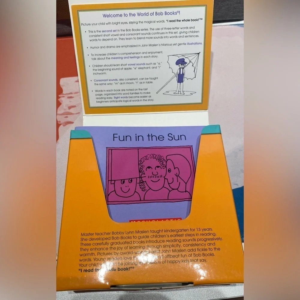 Bob Books: Stage 2 Emerging Readers Advancing Beginners Complete Set- Like New
